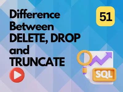 between in sql|SQL TRUNCATE vs DELETE: Understanding the Differences.